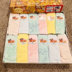 SOEN Bikini Panties embroidered Size XL 12 pcs